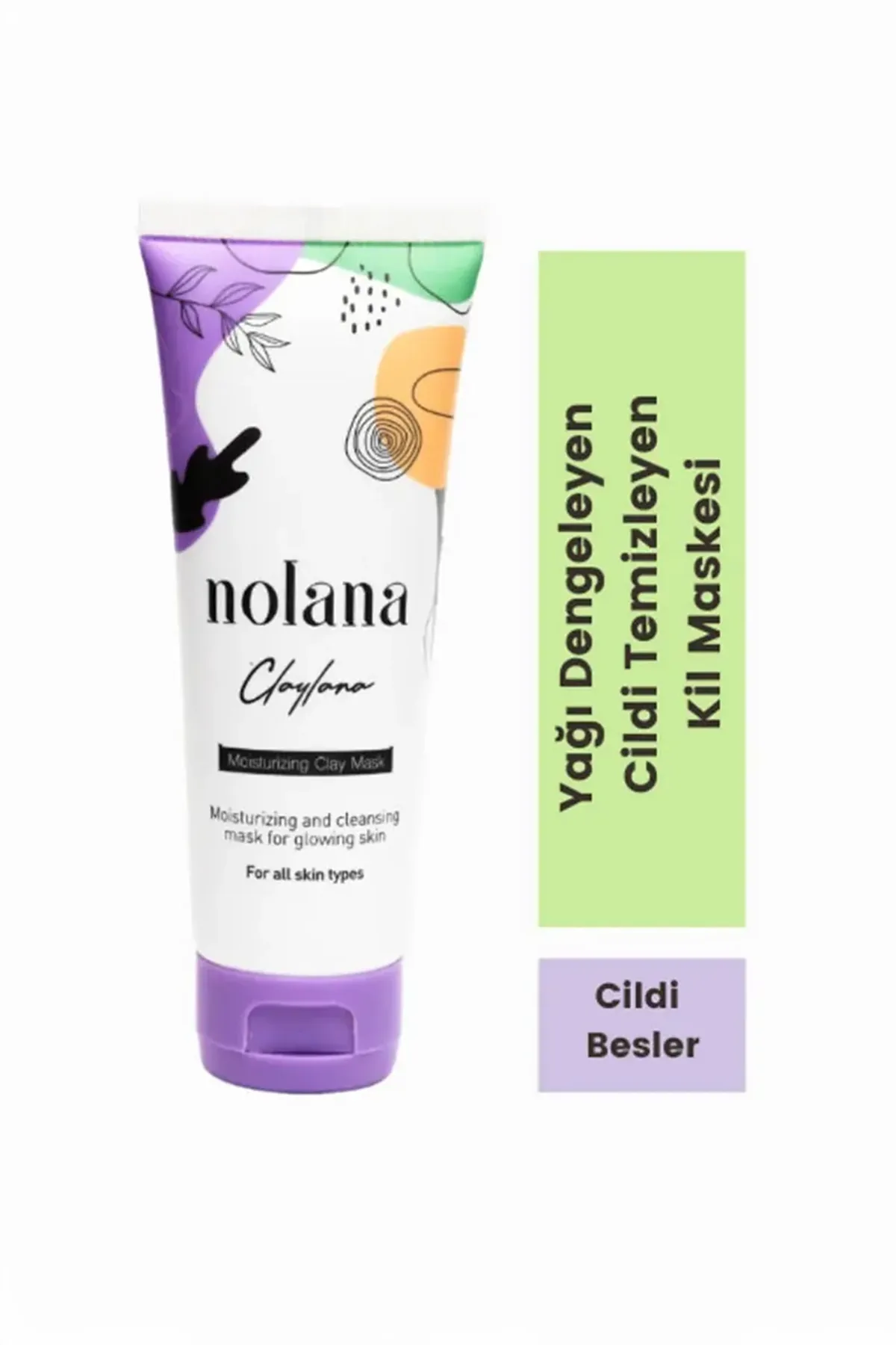 nolana lilaclay lila kil maskesi 75 ml