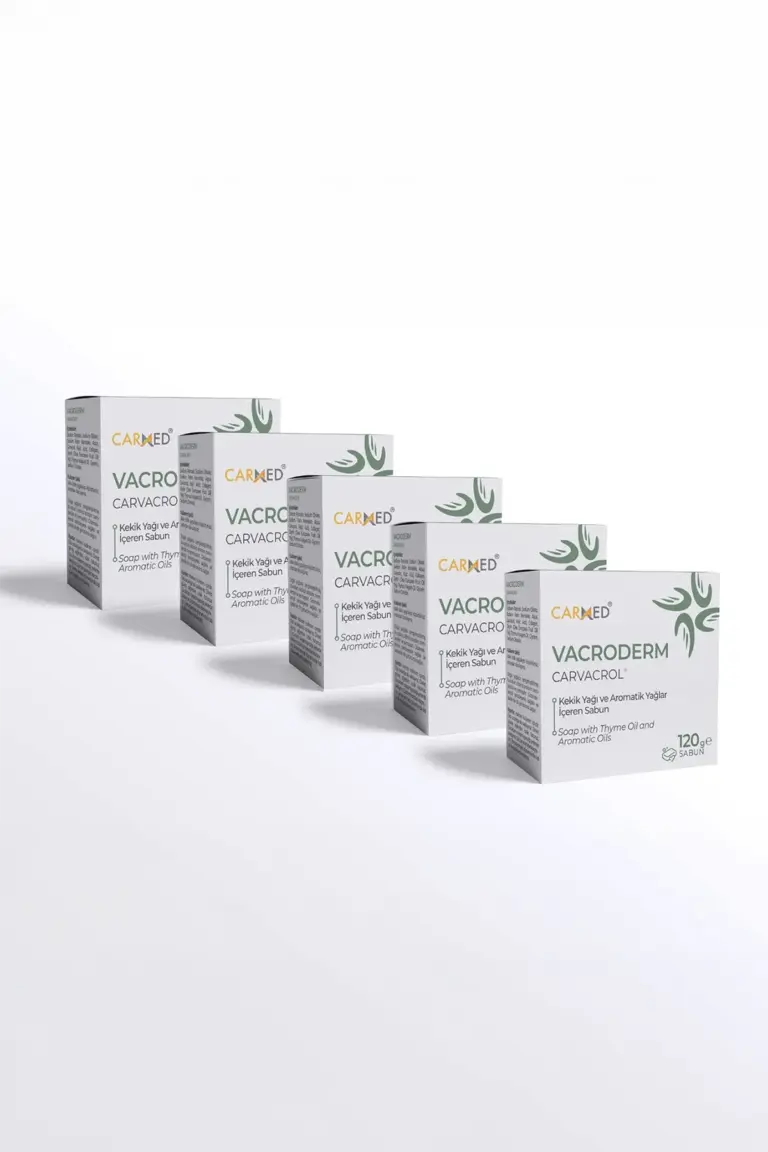 vacroderm karvakrol sabunu 5li set