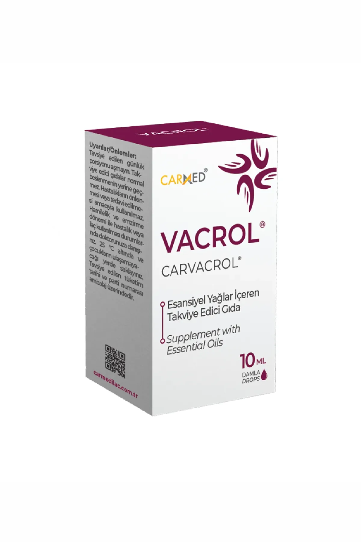 vacrol damla 10 ml standardize karvakrol 06