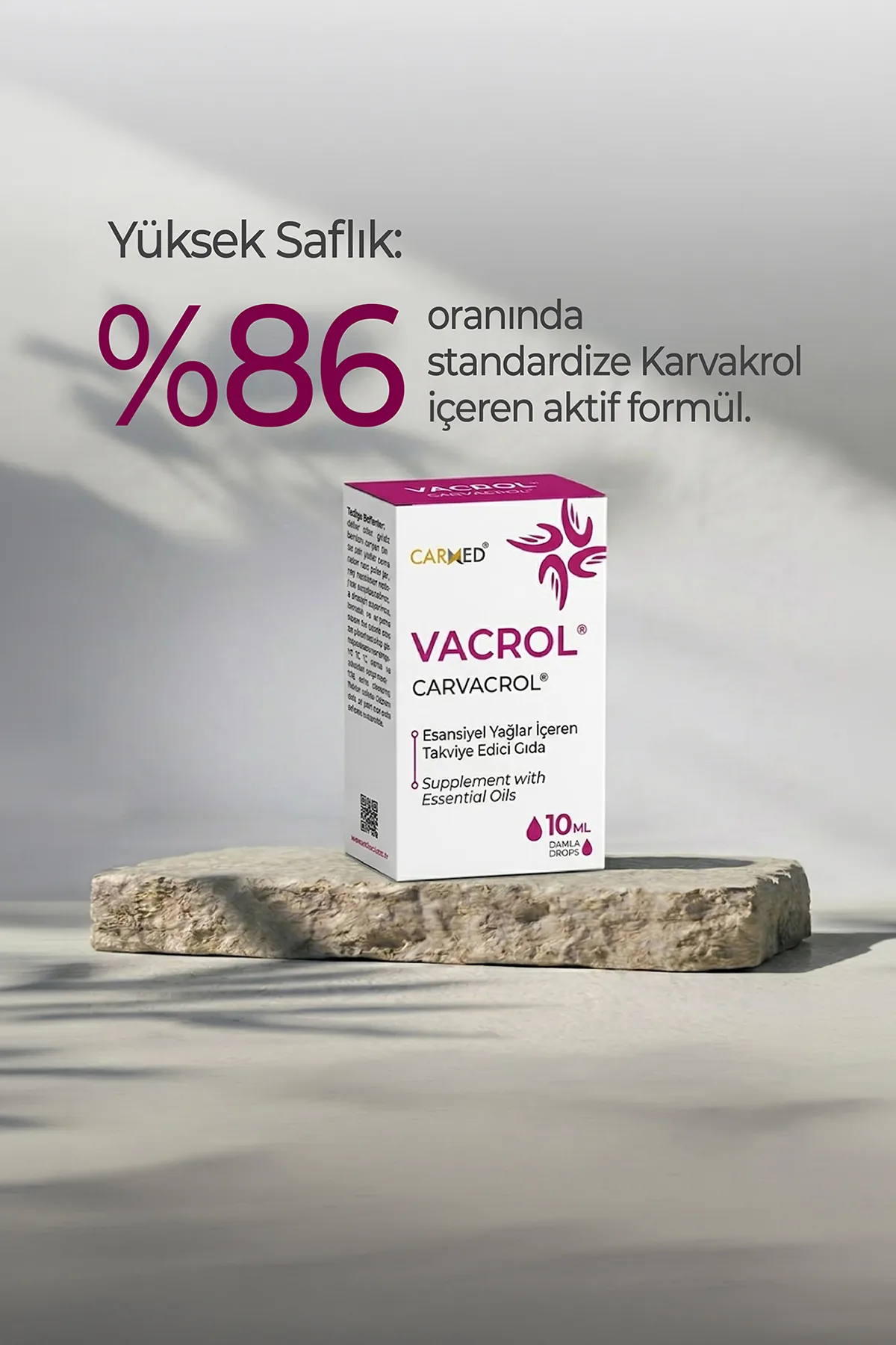 vacrol damla 10 ml standardize karvakrol