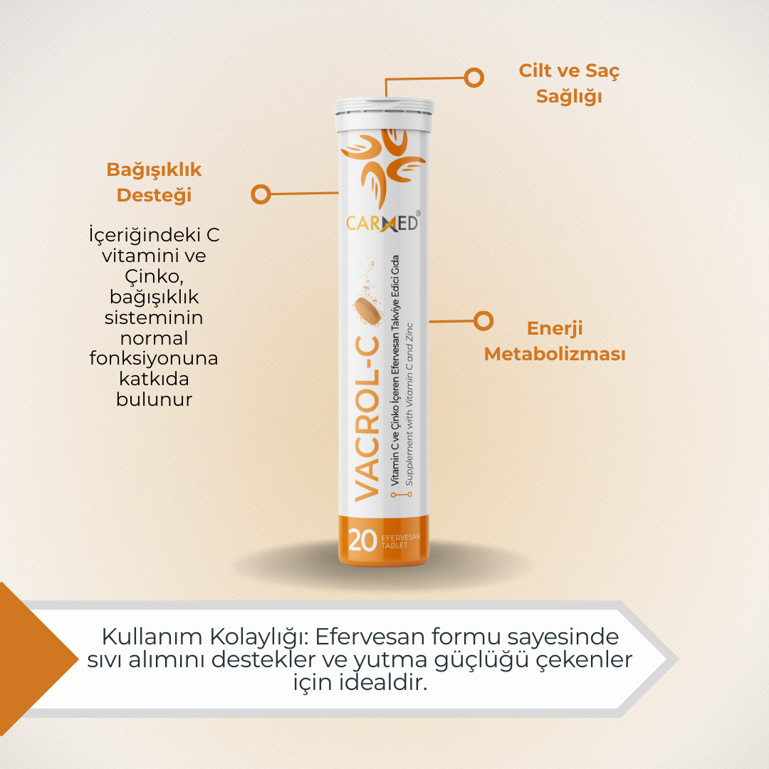 Vacrol C-Efervesan Tablet - Görsel 2