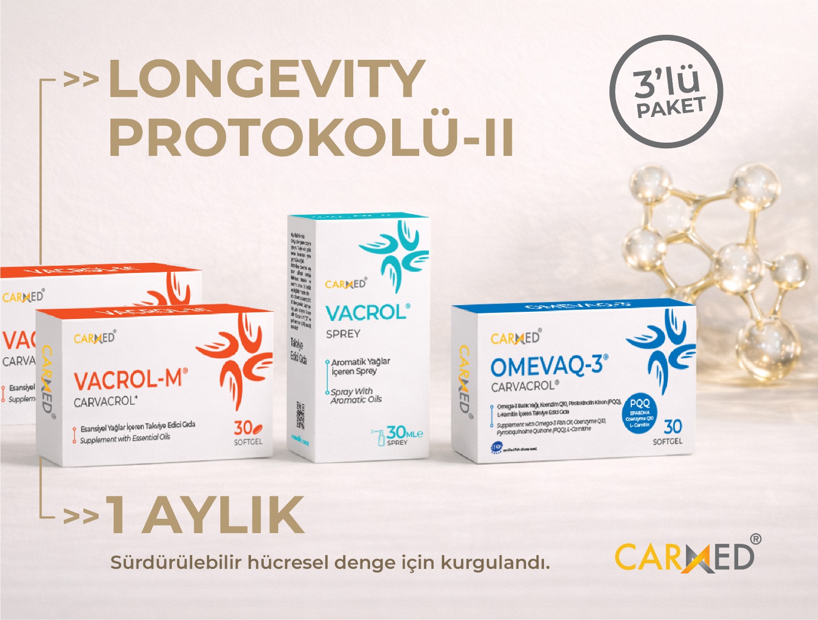 Longevity Protokolü II | 3’lü Paket