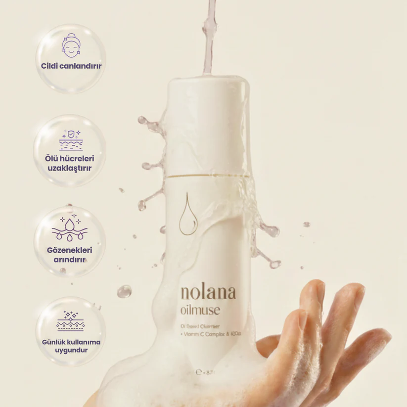 Oilmuse Yağ Bazlı Temizleyici C Vitamini Kompleksi & 4CCica | Eczane Paketi