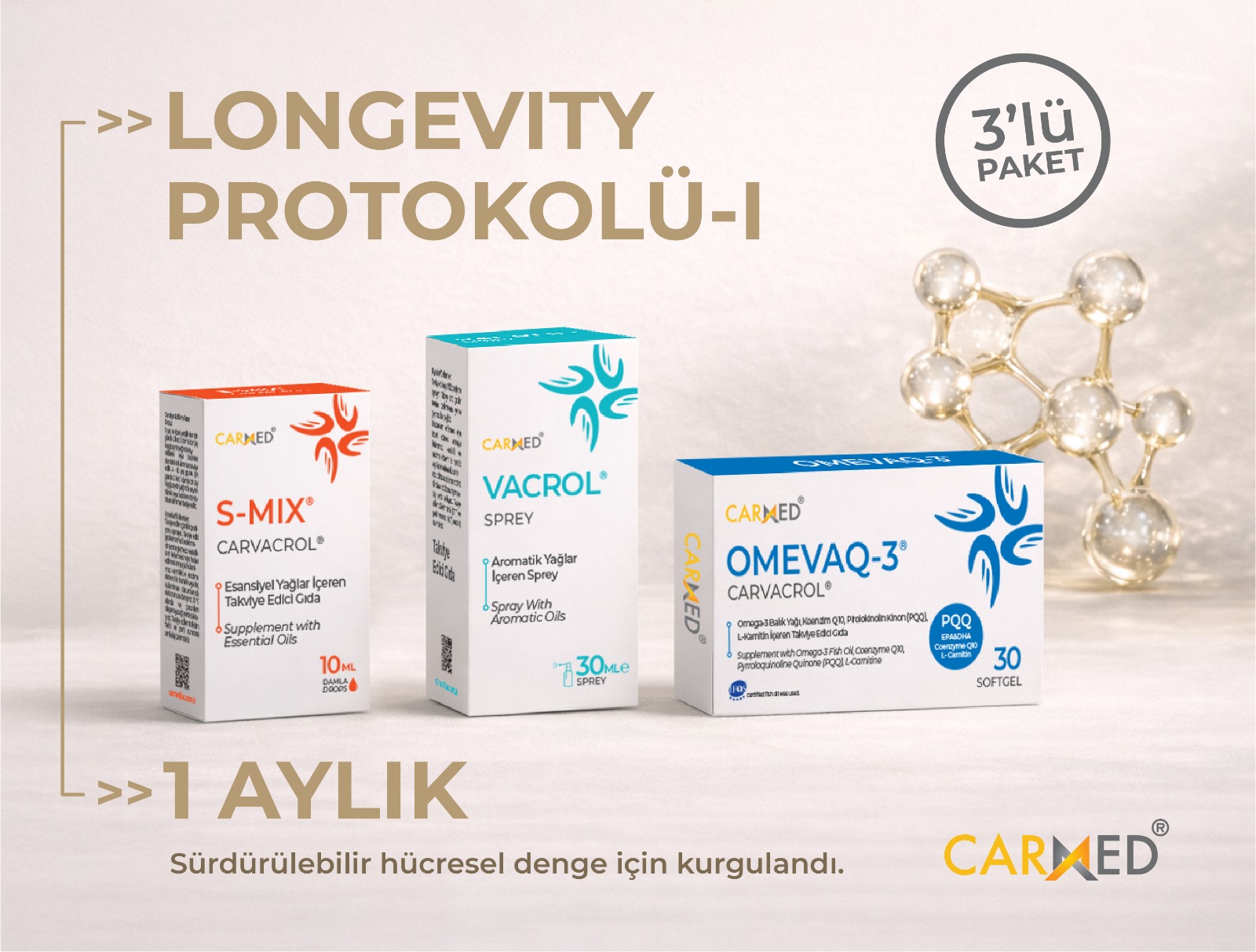 Longevity Protokolü I | 3'lü Paket