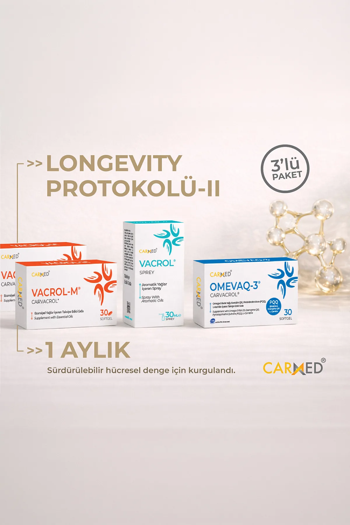 longevity protokolu ii 3lu takviye seti