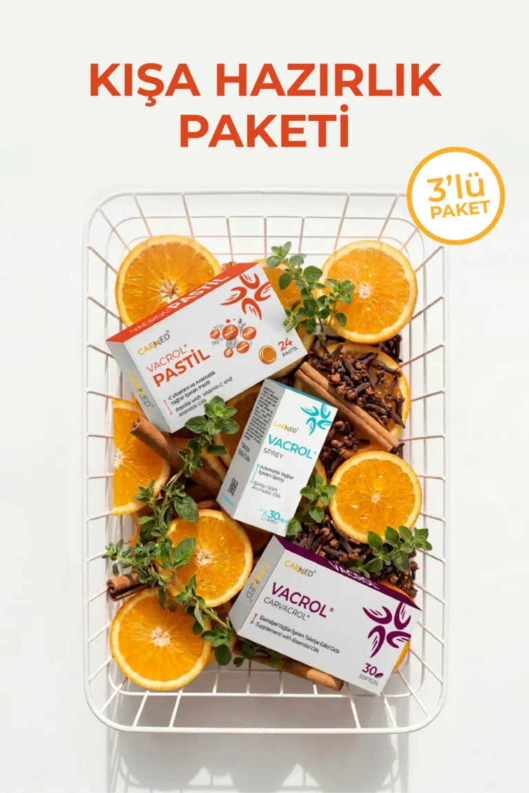 Vacrol Kışa Hazırlık Paketi pastil, sprey ve softgel 3'lü set görseli